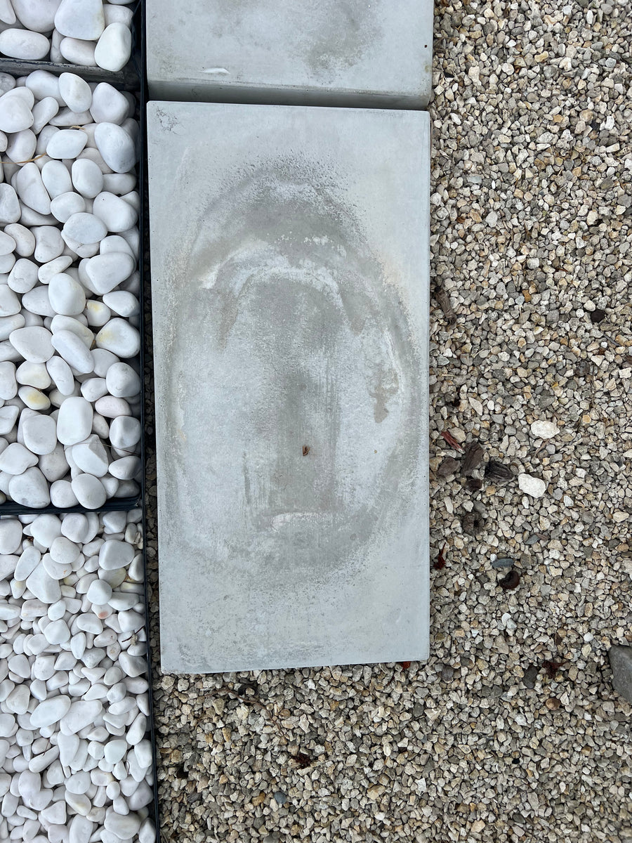 Cement Stepping Stone 24x12" A1A Sod Sand Soil