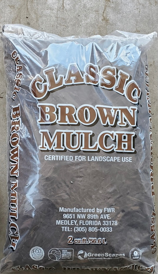 Brown Classic Mulch Mulch Collection A1ASOD A1A Sod Sand Soil