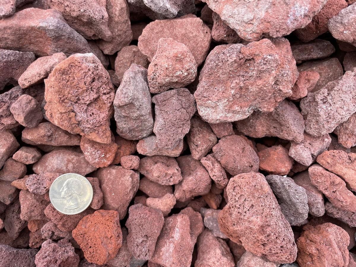 Red Lava Rock - Bold and Striking | A1ASOD – A1A Sod Sand Soil